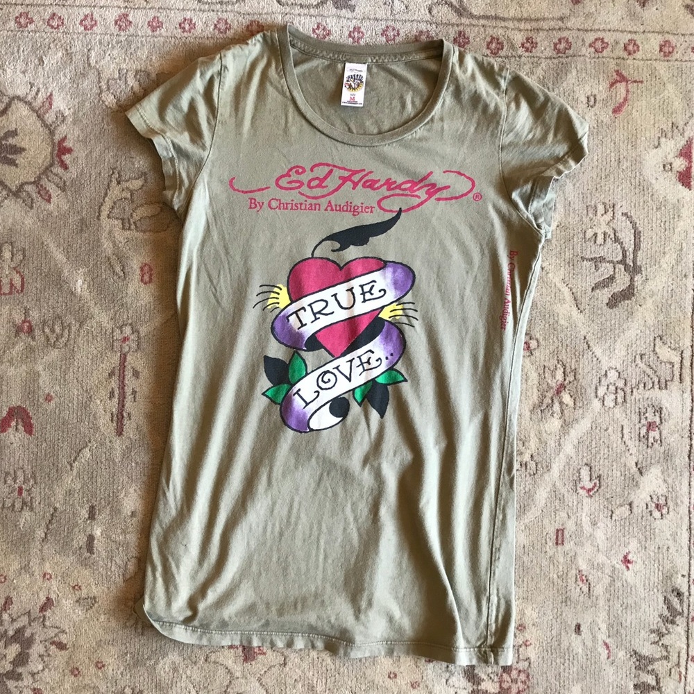 Ed Hardy Christian Audigier size medium t shirt